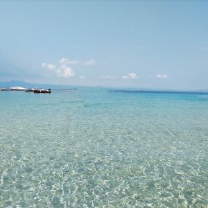 Agios Georgios beach dal mare