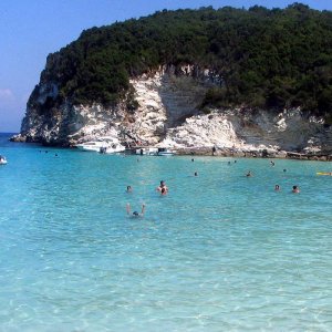 Vista spiaggia antipaxos