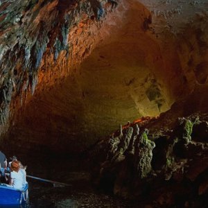 vista grotta melissani, cefalonia