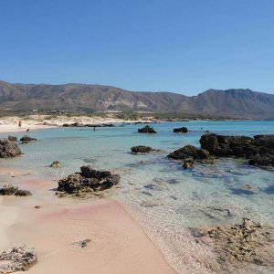 Detail of Elafonissi beach Crete