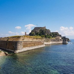 panoramica fortezza veneziana, corfu