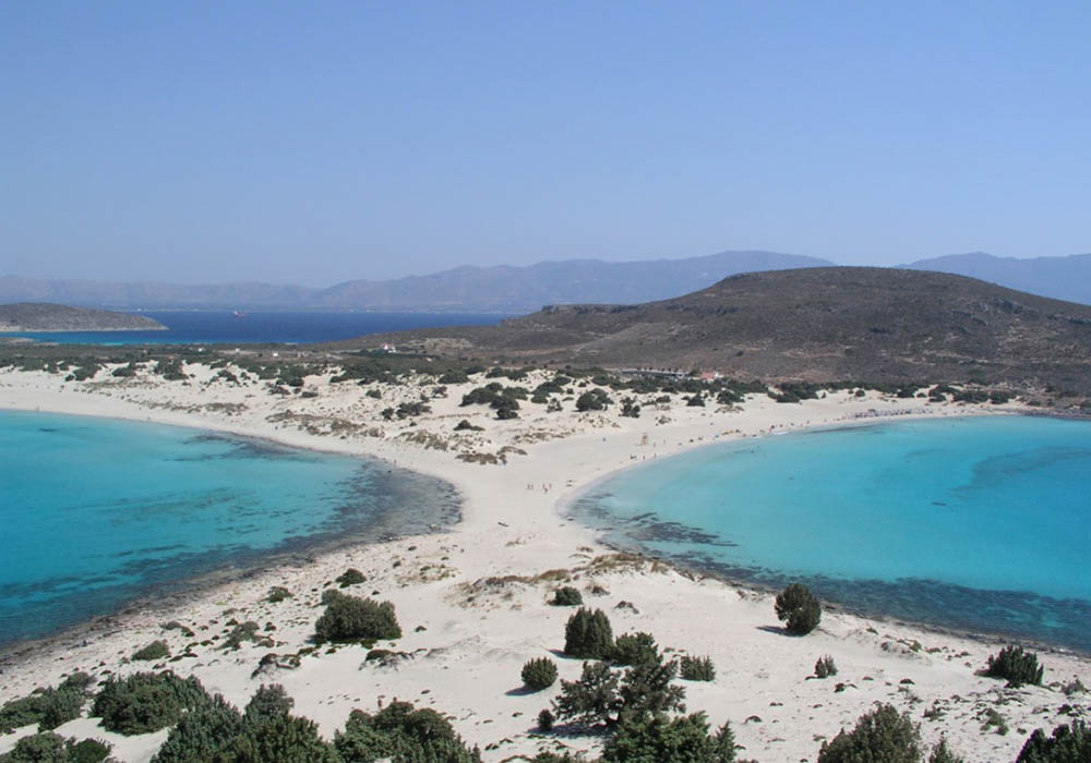 Spiaggia Simos Beach ad Elafonissos, spiaggia di sabbia bianca
