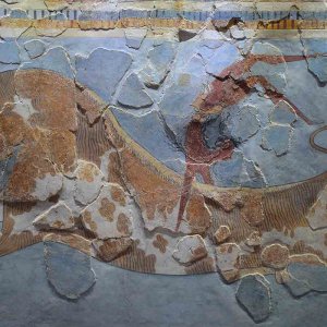 Nel sito archeologico di Knosso
