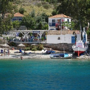 Vista di una delle spiagge lungo la costa