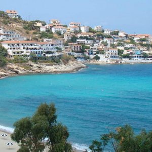 Vista delle spiagge dell'isola