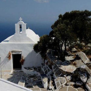 Famous churches Ios island