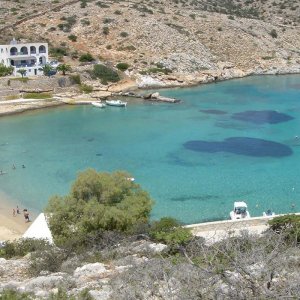 vista panoramica costa iraklia