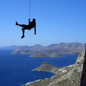 Climbing in Kalymnos