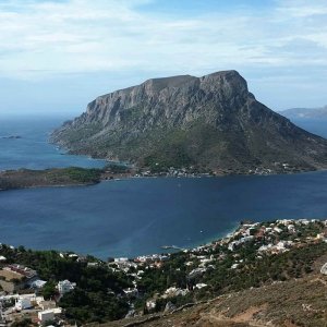 View of Telendos island