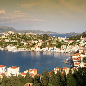 Panoramic view of Kastellorizo