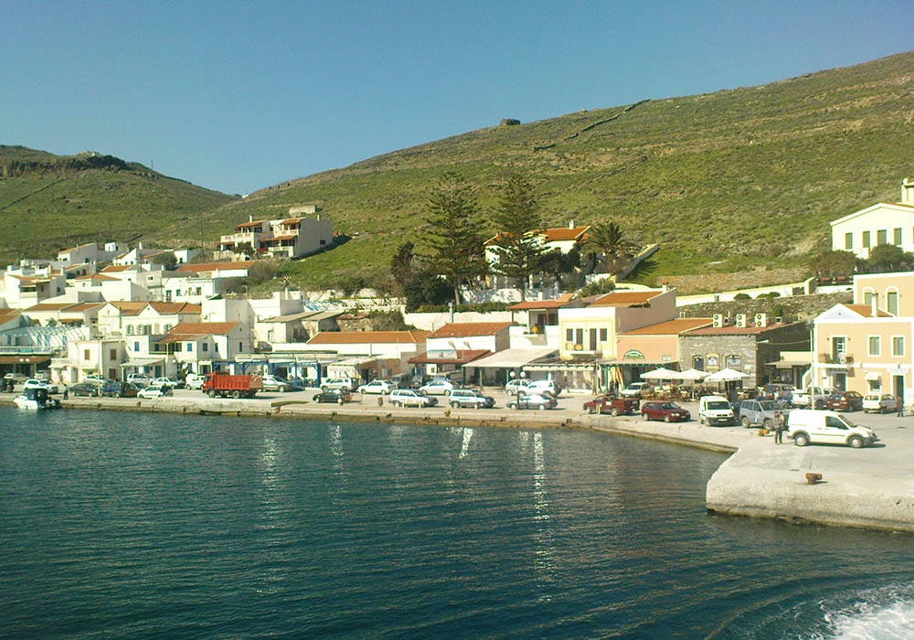 Una favolosa vista sull'isola di Kea