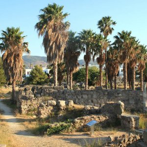 vista antiche rovine, kos