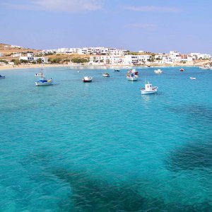 View of Crystal clear sea Koufonissi