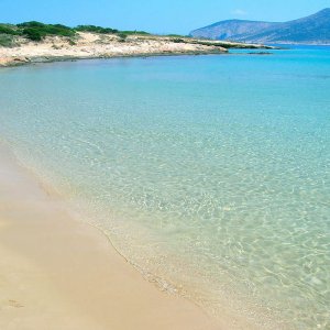 Vista di Fanos beach