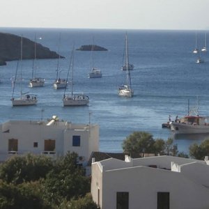 Boats in Kythnos