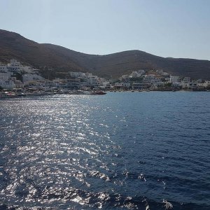 La Chora dal mare a Kythnos
