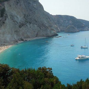 Panoramic view of Porto Katsiki Lefkada