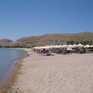 vista platy beach, lemnos