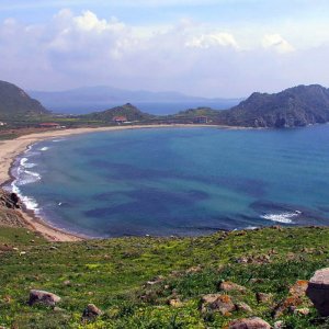 vista spiaggia thanos, lemnos