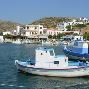 vista lungomare al porto lipsi