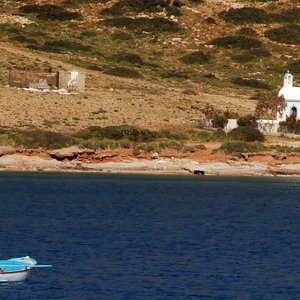 Chiesa Lipsi dal mare