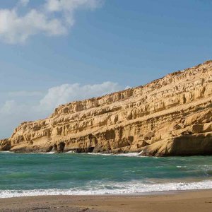 Coast of Matala Crete