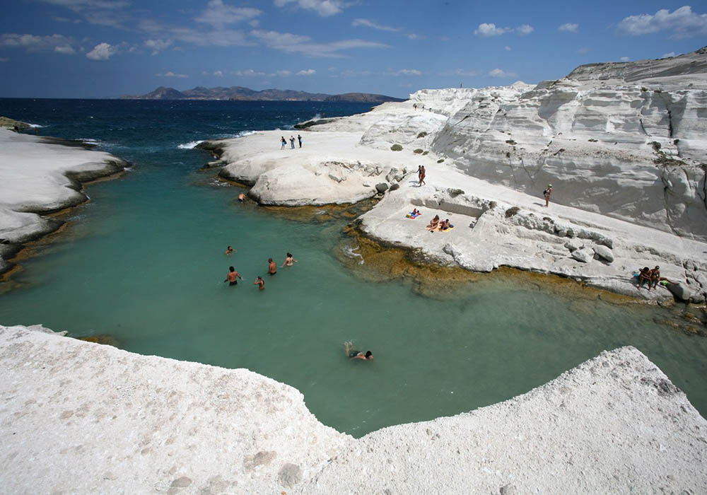 Sarakiniko Milos, un particolare