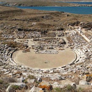 Antico teatro di Delos