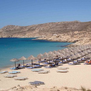 Vista di Elia beach