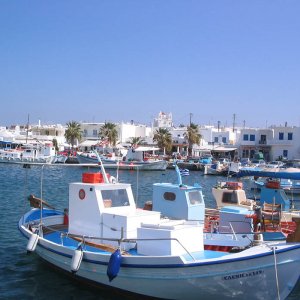 Boats in Paros