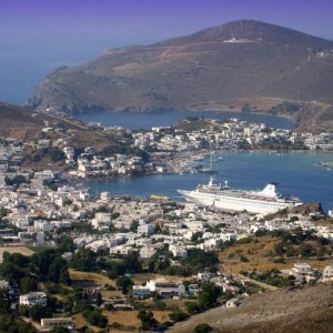 Panoramica porto Patmos