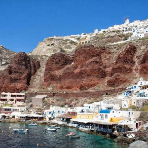 Le rocce rosse Santorini