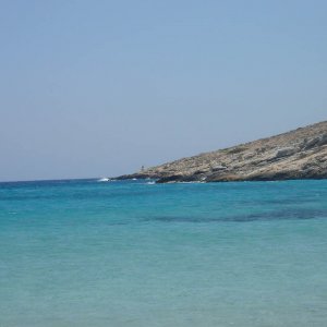 La vista del mare di Schinoussa