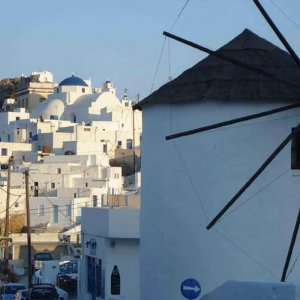 Windmill in the island