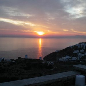 vista dall' alto chora, sifnos