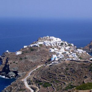 panorama dall' alto, sifnos