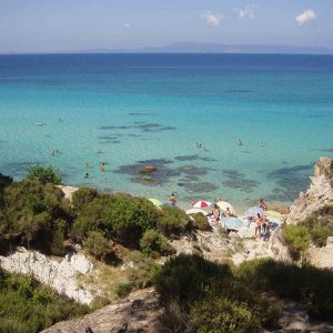 Kavourotrypes beach, Sithonia