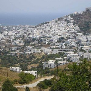 Chora di Skyros vista dal mare