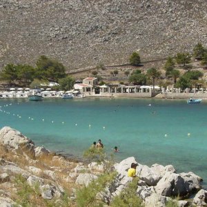 Spiaggia Agia Marina a Symi