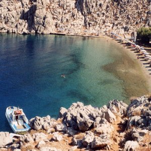 Spiaggia di Agios Nikolaos a Symi