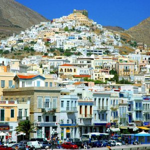 Panoramica Chora di Syros