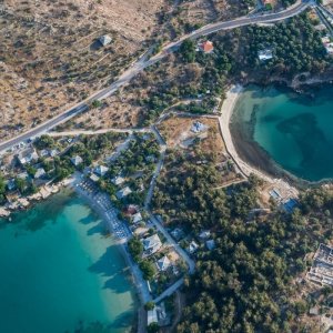 Aliki beach top view