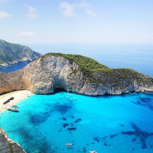 spiaggia relitto Zante